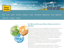 Tablet Screenshot of buergerenergie-raum-neuenstadt.de